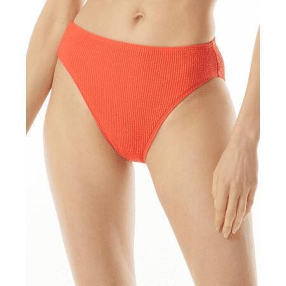 Michael Kors SANGRIA Textured High-Leg Bikini Swim Bottom US Small